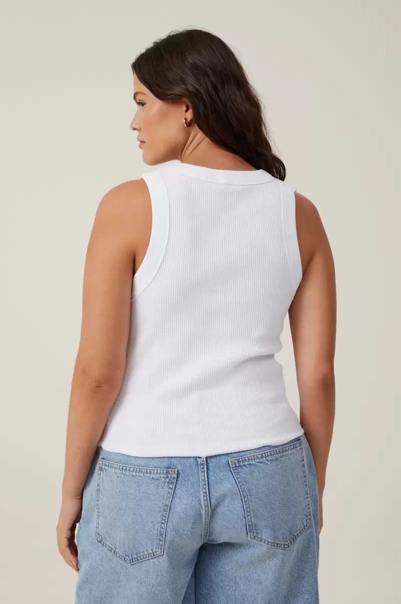 Affordable The 91 Tank White Cotton On Tops Women - 1