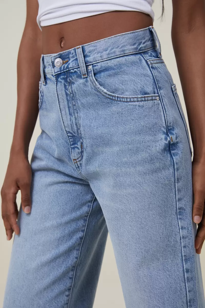 Loose Straight Jean Bondi Blue Jeans Cotton On Innovative Women - 2