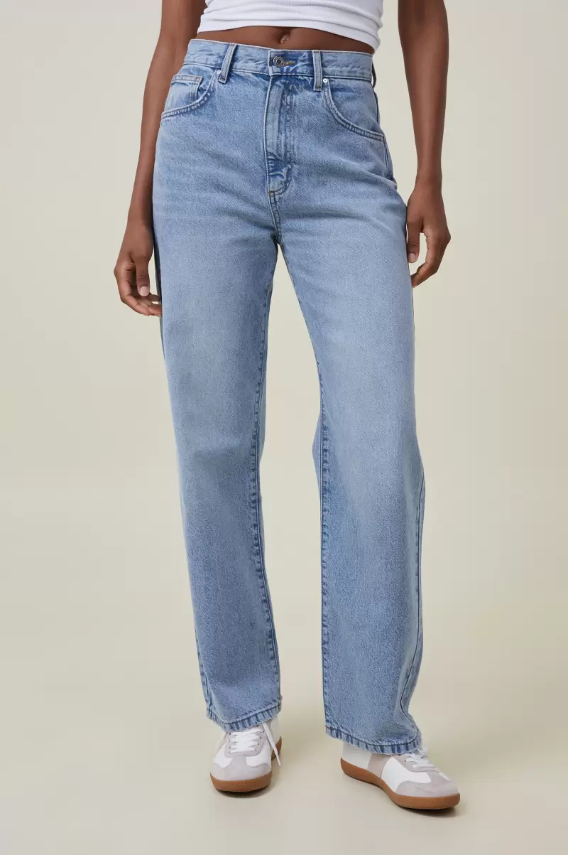 Loose Straight Jean Bondi Blue Jeans Cotton On Innovative Women