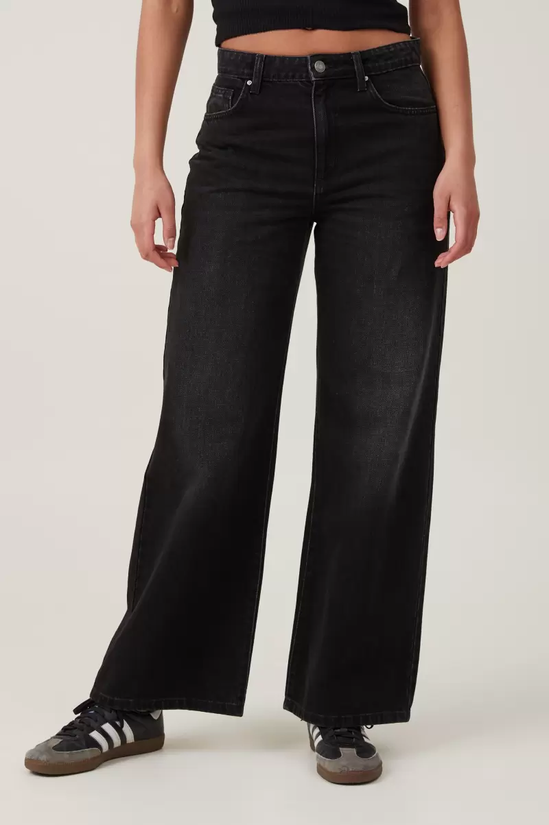 Black Pepper Robust Jeans Relaxed Wide Leg Jean Cotton On Women - 2