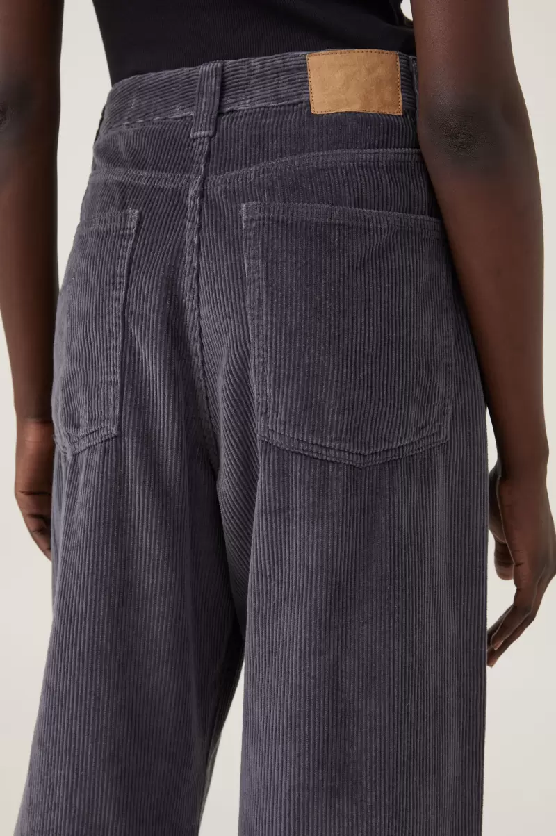 Graphite Cord Super Baggy Leg Jean Premium Cotton On Women Jeans - 1