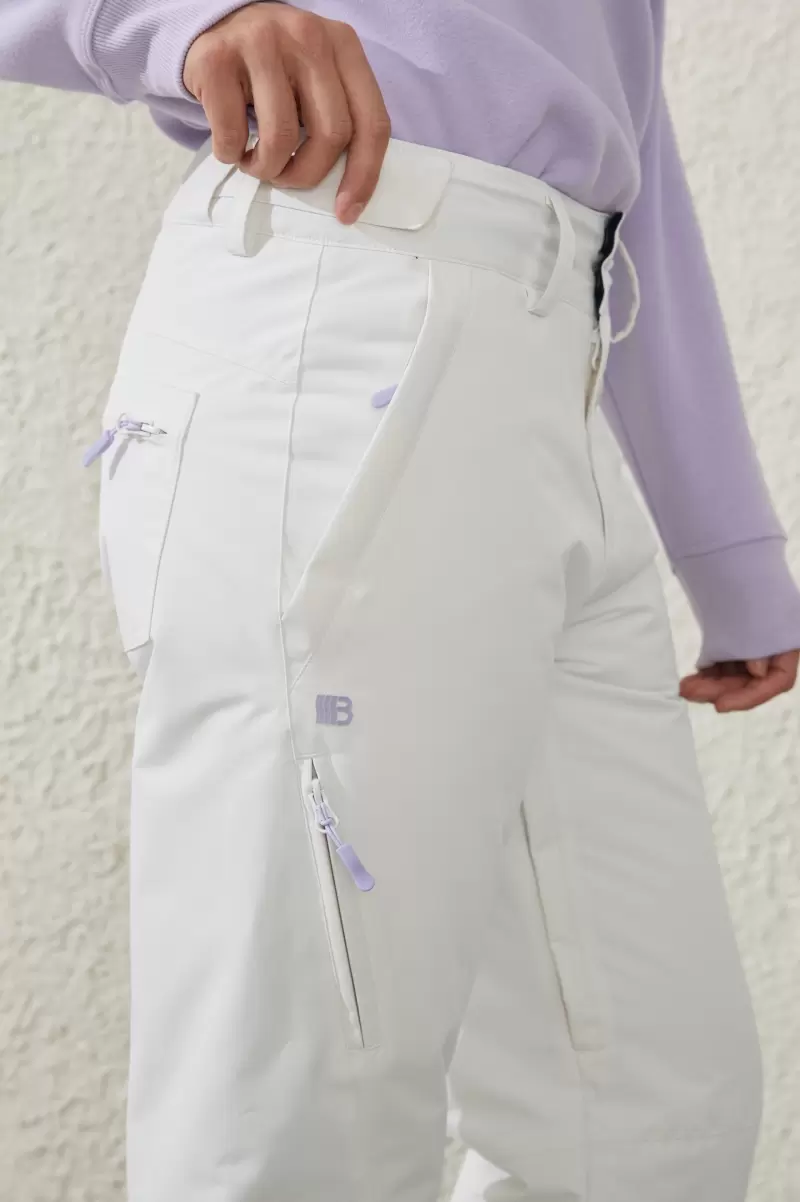 Pants Women Cotton On Coconut Milk/Violet Tint Body Snow Pant Trusted - 2