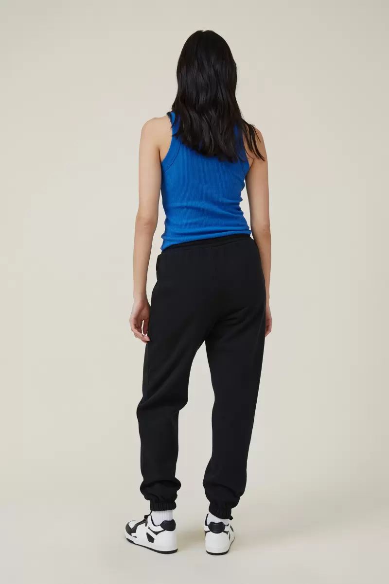 Affordable Pants Black Classic Sweatpant Cotton On Women - 1