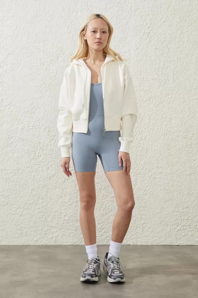 Ultra Soft Strappy Back Bike Short Onesie Women Expert Cloud Grey Shorts Cotton On - 2
