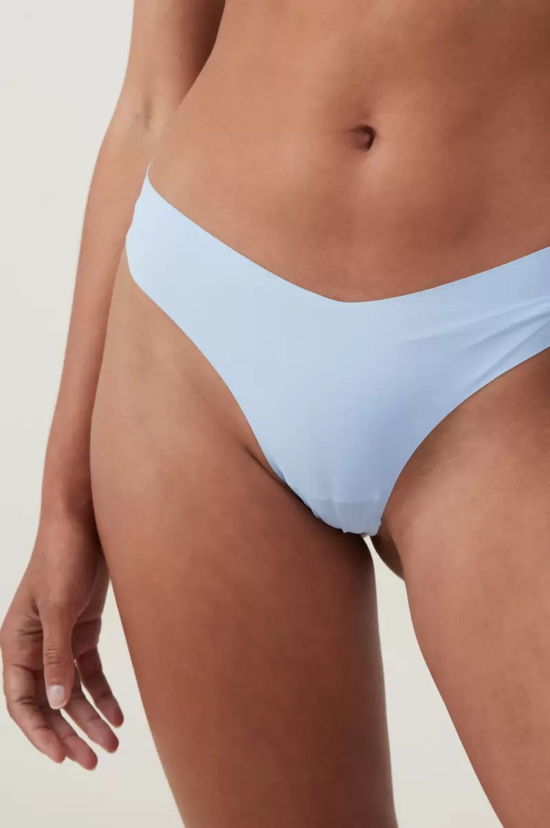Sleek Panties Women Clear Sky Cotton On The Invisible G String Brief