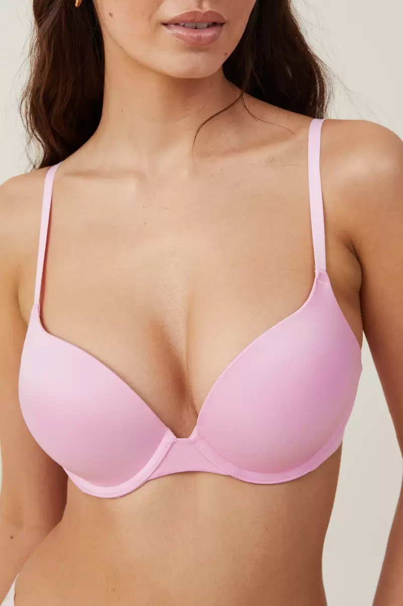 Ultimate Comfort Push Up2 Bra Bras Purchase Pink Frosting Women Cotton On