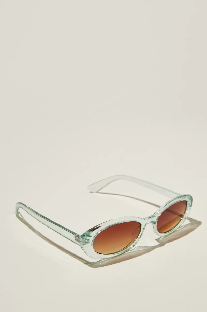 Sunglasses Sage Green Ophelia Oval Sunglasses Sale Cotton On Women