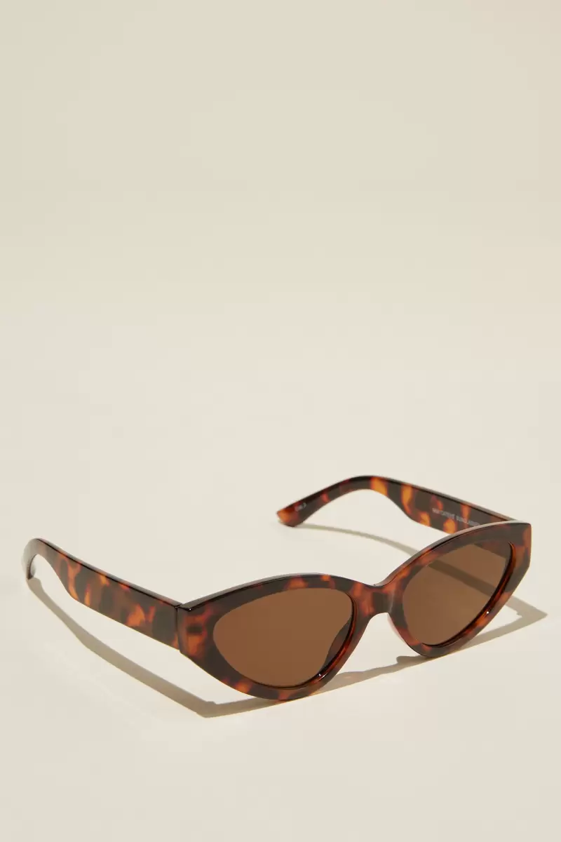 Women Sepia Tort High-Performance Cotton On Sunglasses Mia Cateye Sunglasses