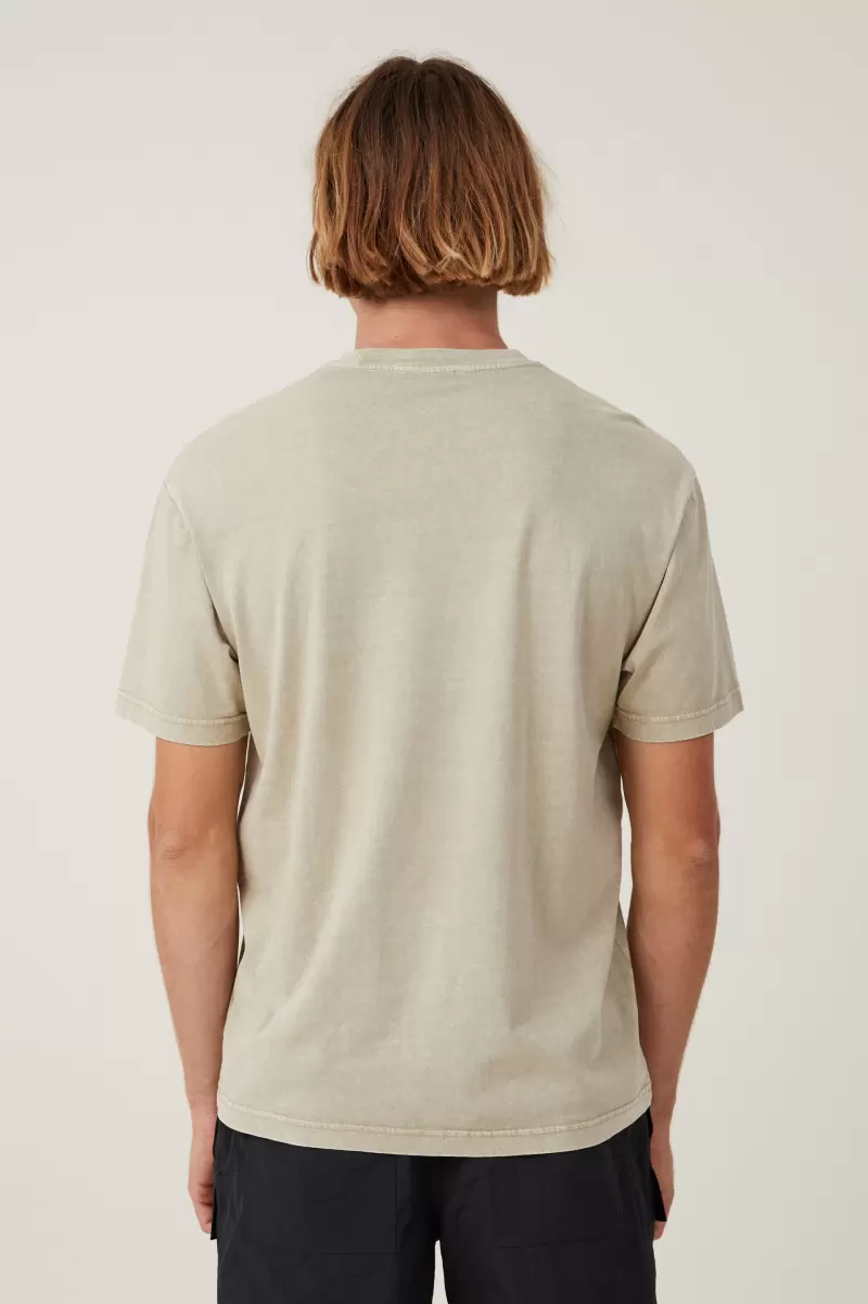 High-Performance Cotton On Graphic T-Shirts Premium Loose Fit Art T-Shirt Gravel Stone/Bayou Mountain Men - 1