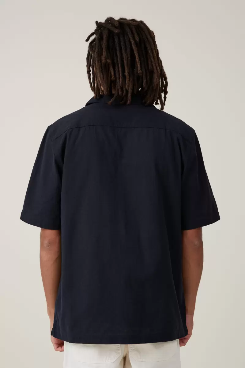 Utility Short Sleeve Shirt Shirts & Polos Black Cotton On Store Men - 1