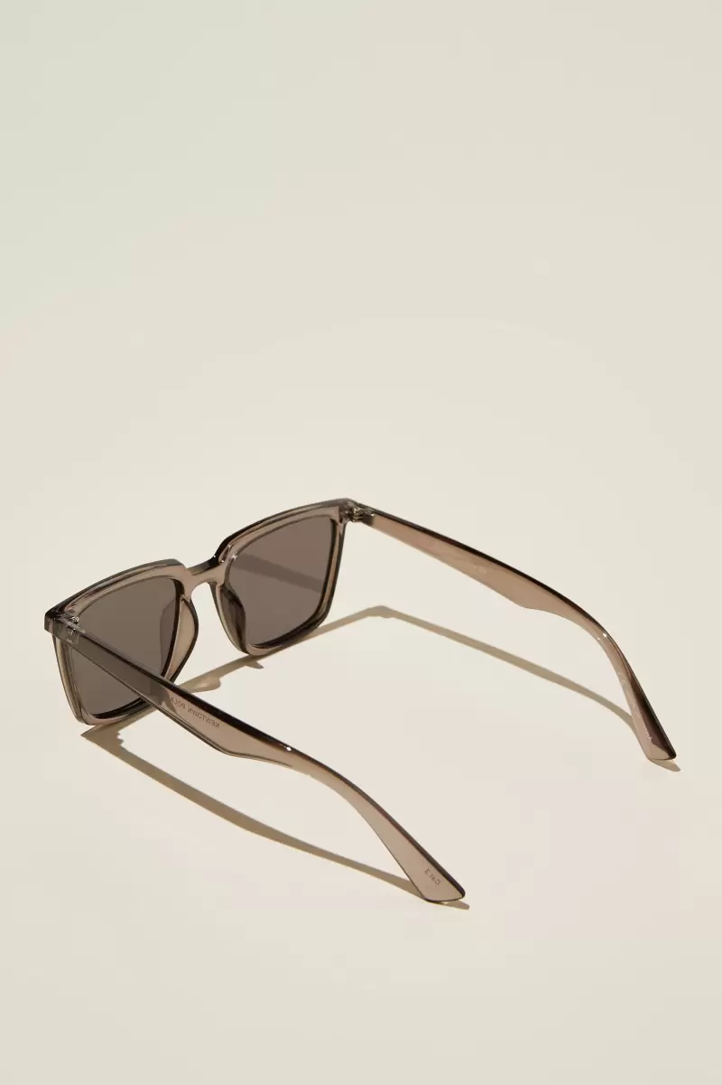 Liquidation Cotton On Midnight Crystal / Smoke Sunglasses Men Newtown Polarized Sunglasses - 1