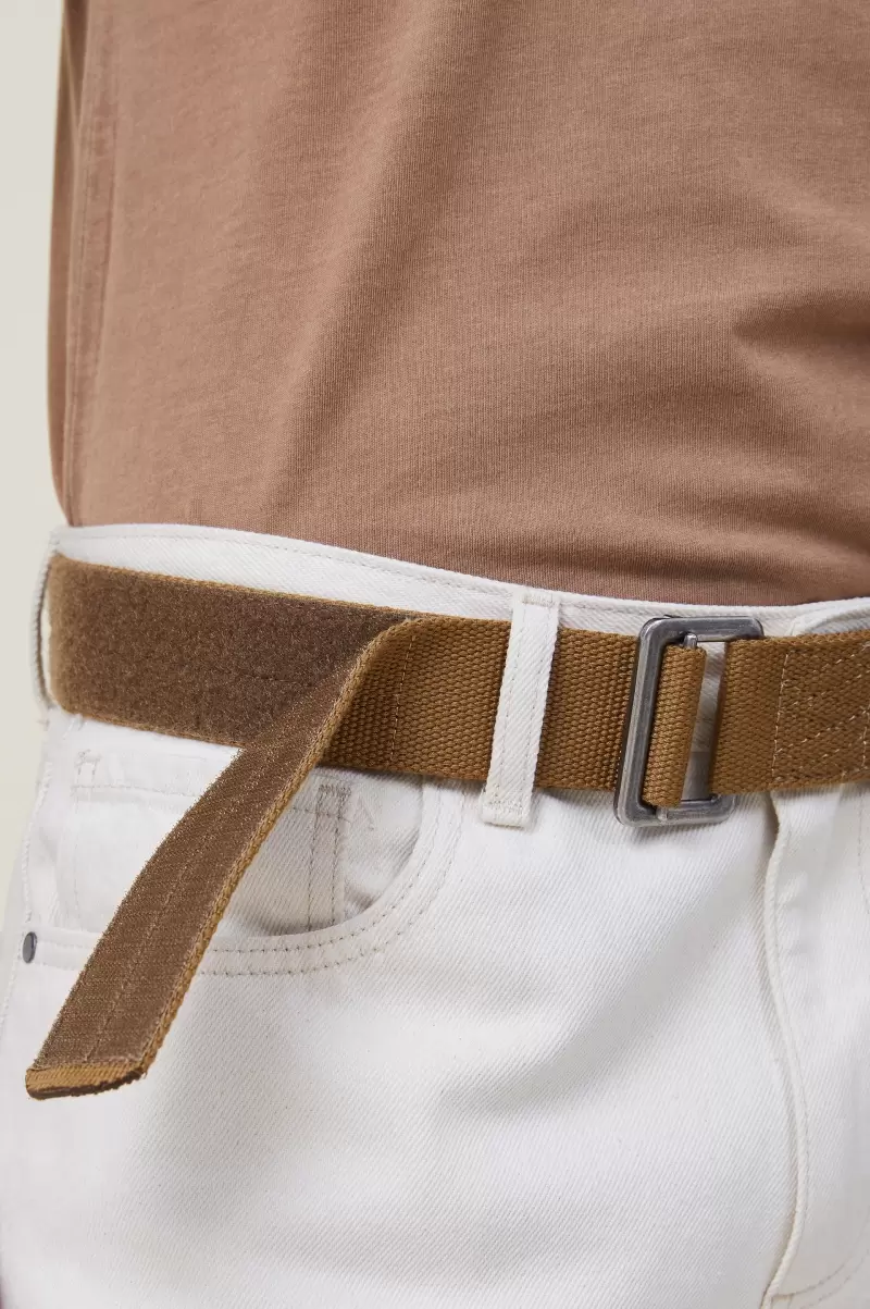 Cotton On Reliable Men Bags & Belts Utility Belt Sand - 1