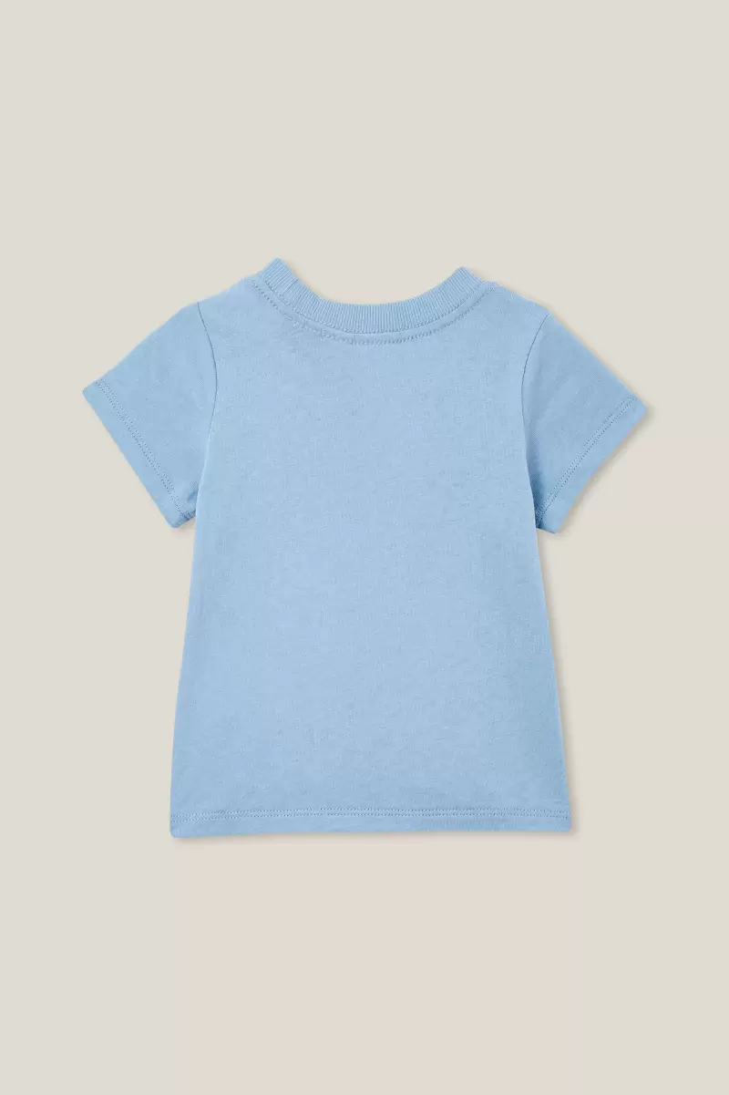 Jamie Short Sleeve Tee-License Lcn Bra Dusty Blue/Poison Skeleton Cotton On Unbeatable Price Baby Tops &  Jackets & Sweaters - 1