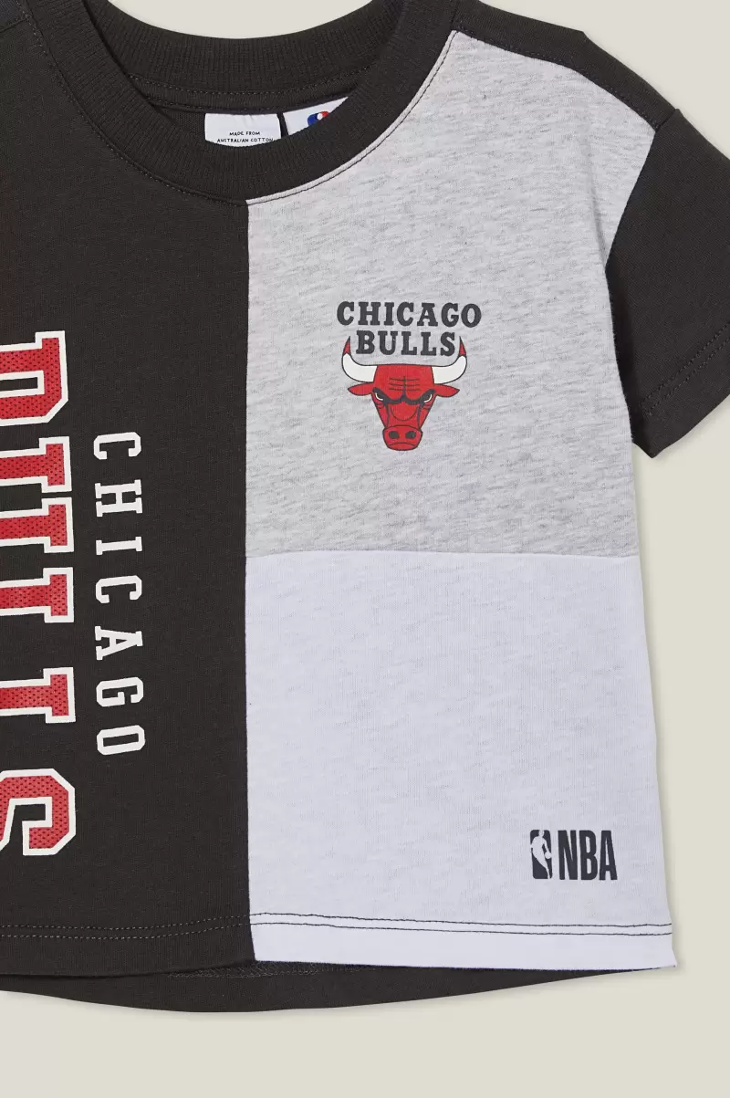 Lcn Nba Phantom/Chicago Bulls Colour Block Baby Unbelievable Discount Andie Drop Shoulder Tee Lcn Tops &  Jackets & Sweaters Cotton On
