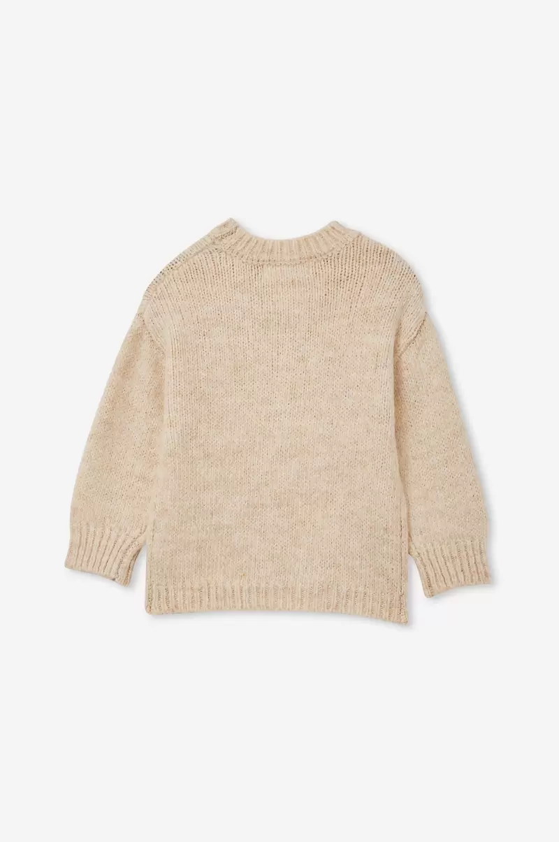 Caramel Marle Cotton On Flur Jumper Buy Girls 2-14 Jackets & Sweaters - 1