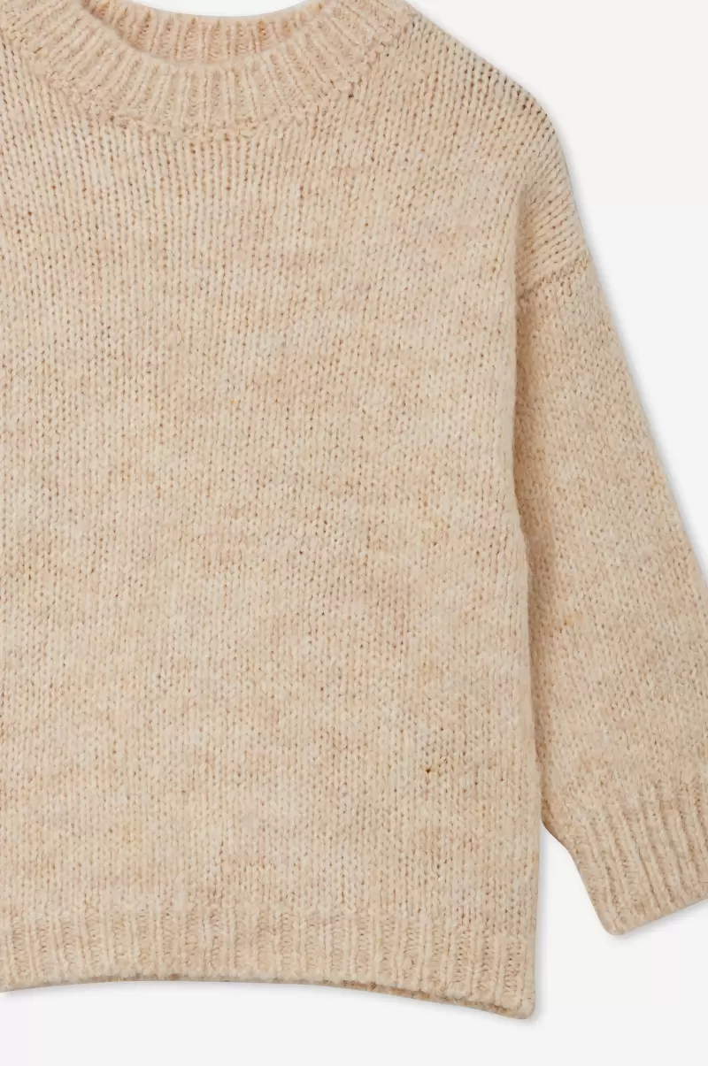 Caramel Marle Cotton On Flur Jumper Buy Girls 2-14 Jackets & Sweaters
