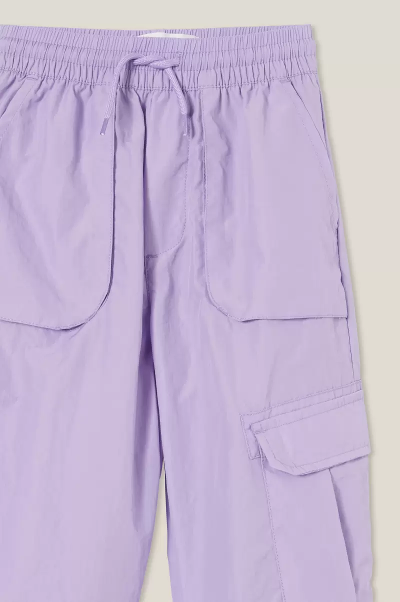 Peta Parachute Pant Leggings &  Pants & Jeans Clearance Girls 2-14 Lilac Drop Cotton On