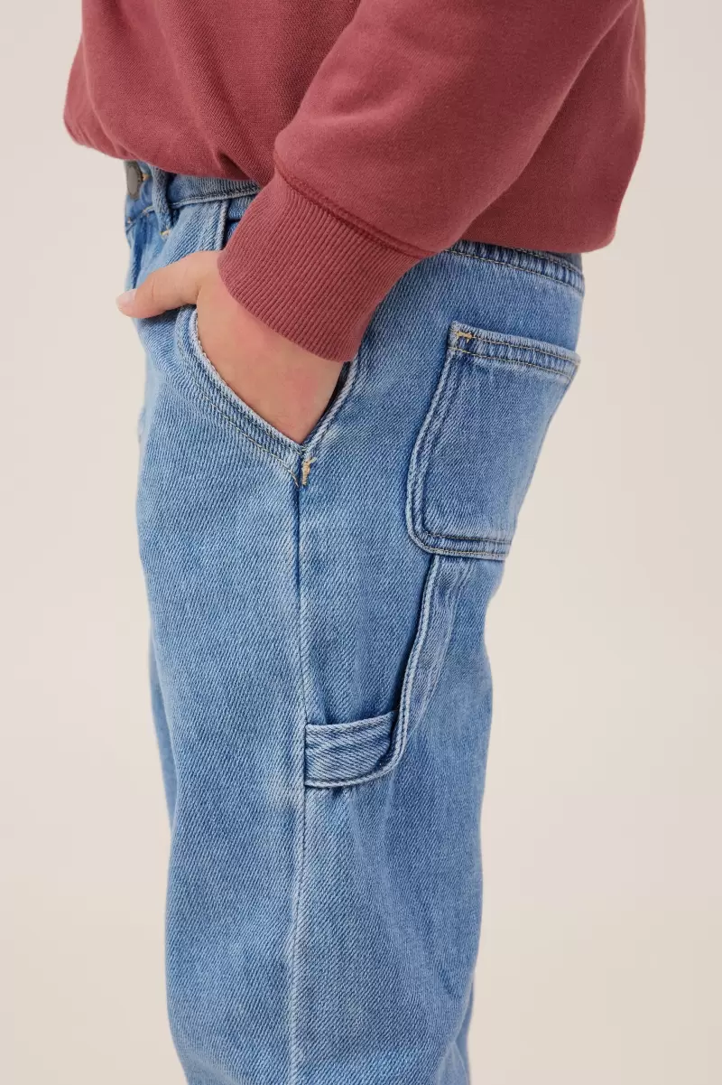 Girls 2-14 Leggings &  Pants & Jeans Weekend Wash Cotton On High Quality Sammy Carpenter Jean - 2