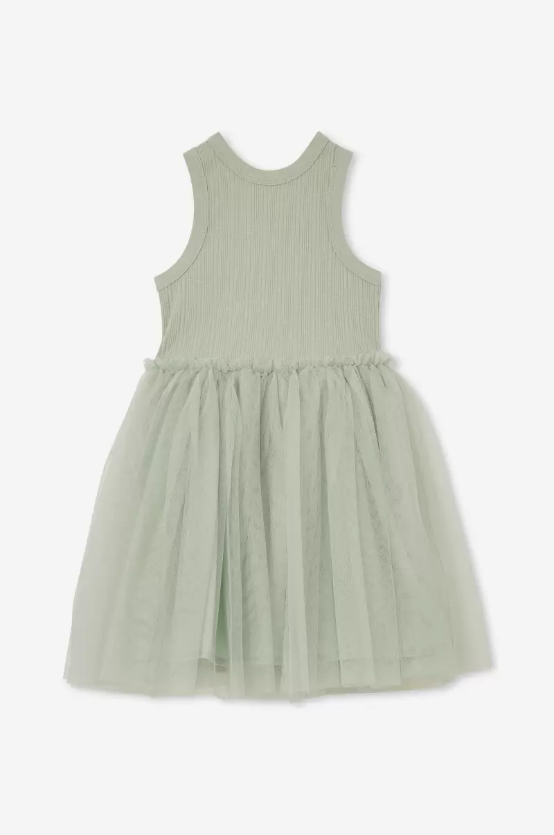 Stone Green Markdown Dresses Nova Dress Up Dress Cotton On Girls 2-14 - 3