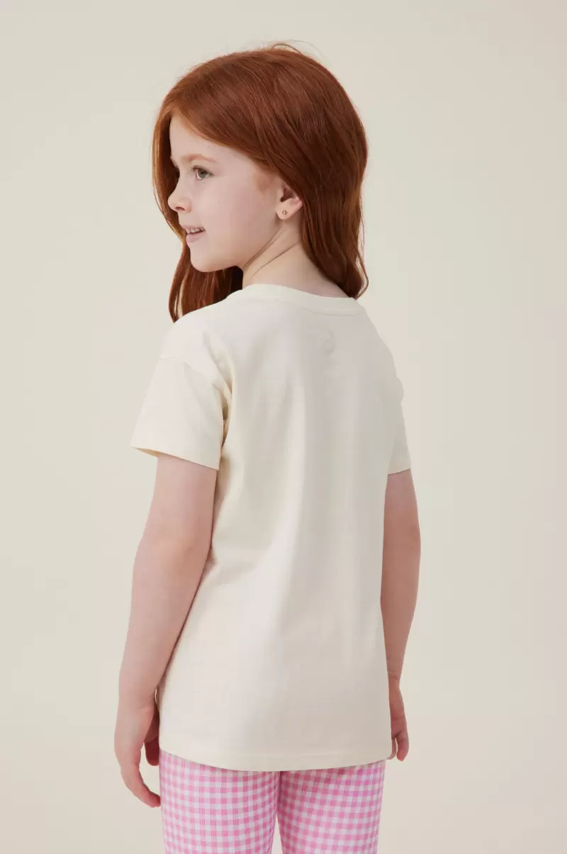 Cotton On Tops & T-Shirts Poppy Short Sleeve Print Tee Zephyr/Unicorn Stargazer Girls 2-14 Convenient - 1