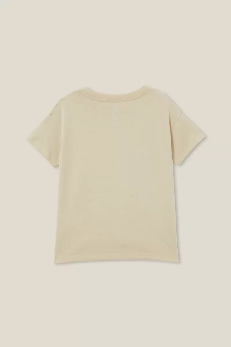 Girls 2-14 Trendy Tops & T-Shirts Rainy Day/Running The World Poppy Short Sleeve Print Tee Cotton On - 1