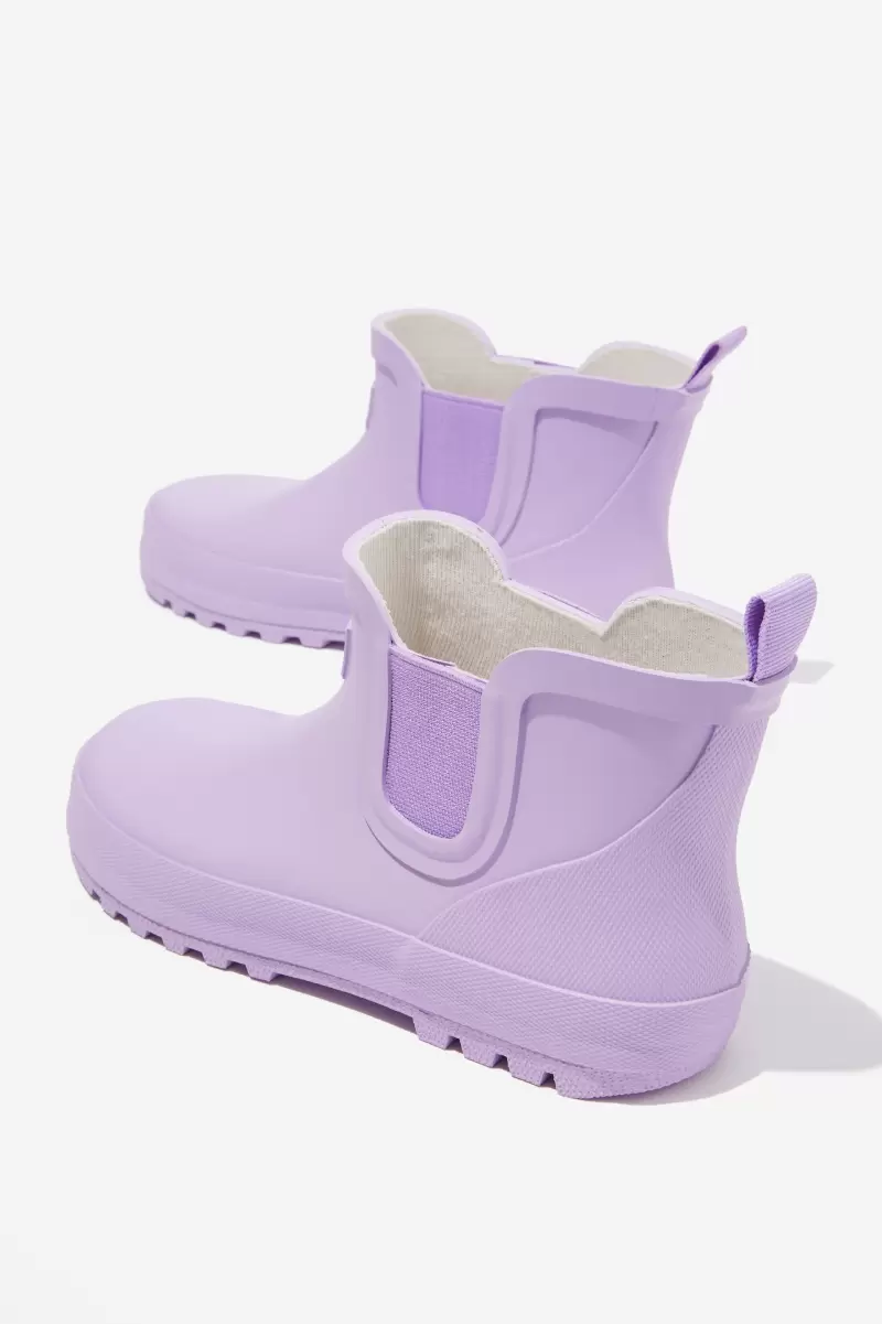 Lavender Dreams Girls 2-14 Boots Cotton On Rainy Day Gusset Boot Unbelievable Discount - 1