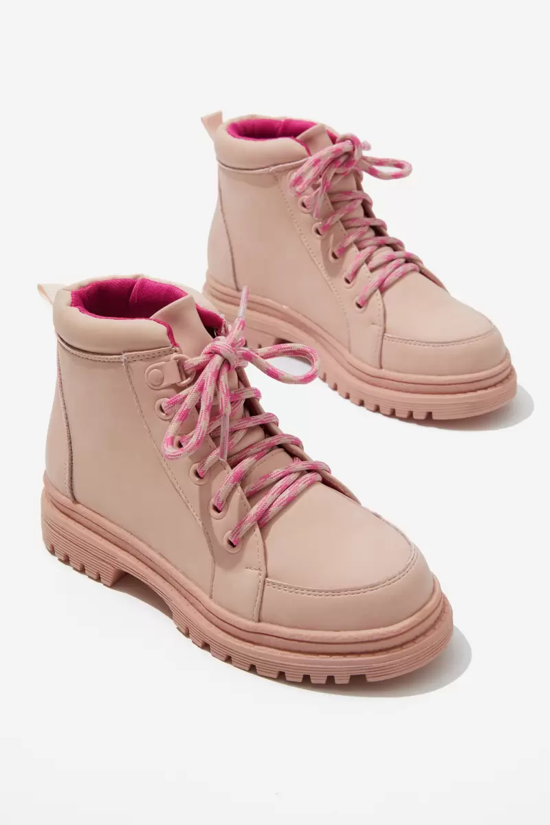 Zephyr/Raspberry Pink Boots Cotton On Budget-Friendly Girls 2-14 Henry Hiker Boot
