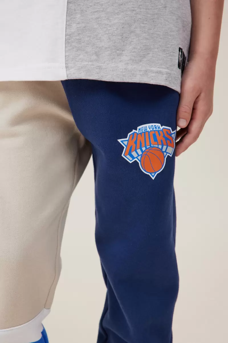 Cotton On Lcn Nba Rainy Day/New York Knicks Colour Bloc License Marlo Trackpant Boys 2-14 Sweatshirts & Sweatpants Cost-Effective - 2
