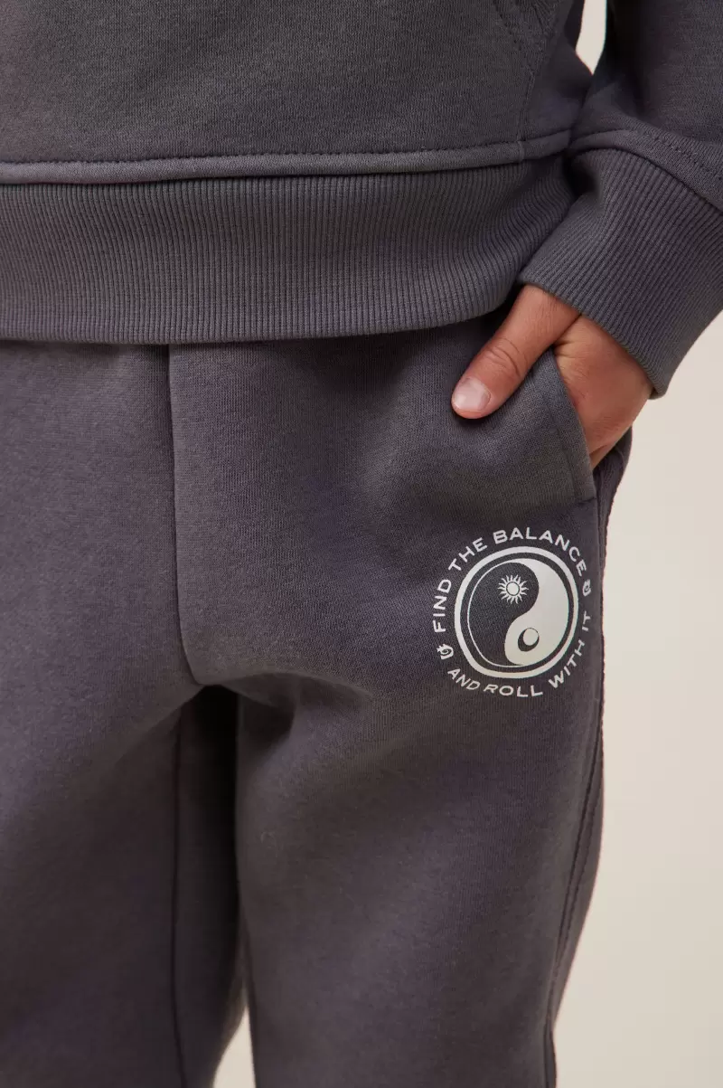 Sweatshirts & Sweatpants Boys 2-14 Marco Trackpant Rabbit Grey/Yin Yang Find The Balance Cotton On Modern - 2