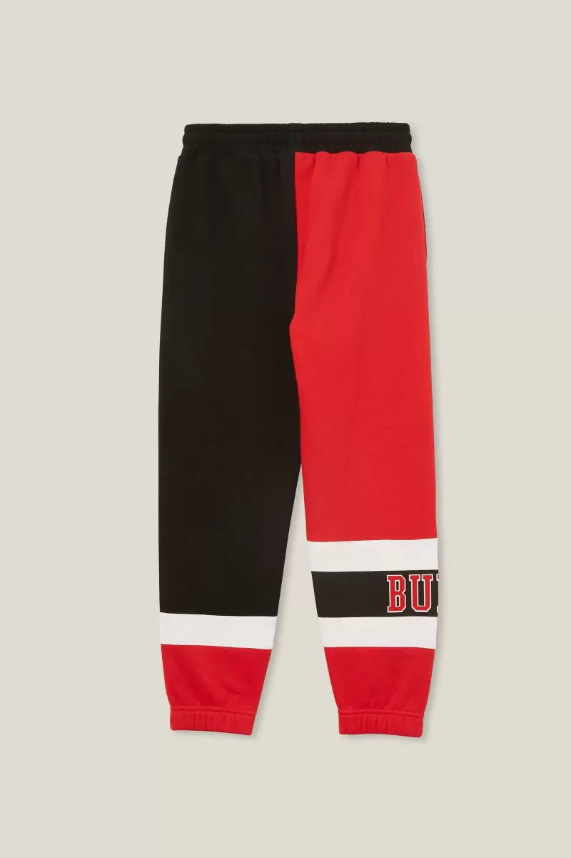 Effective Sweatshirts & Sweatpants Boys 2-14 Cotton On License Super Slouch Trackpant Lcn Nba Red/Chicago Bulls Colour Block - 1