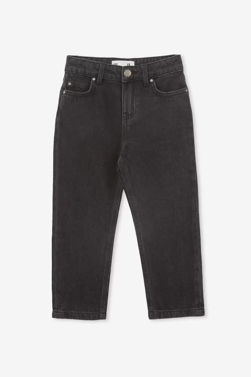 Pants & Jeans Burleigh Black Economical Cotton On Regular Fit Jean Boys 2-14 - 2