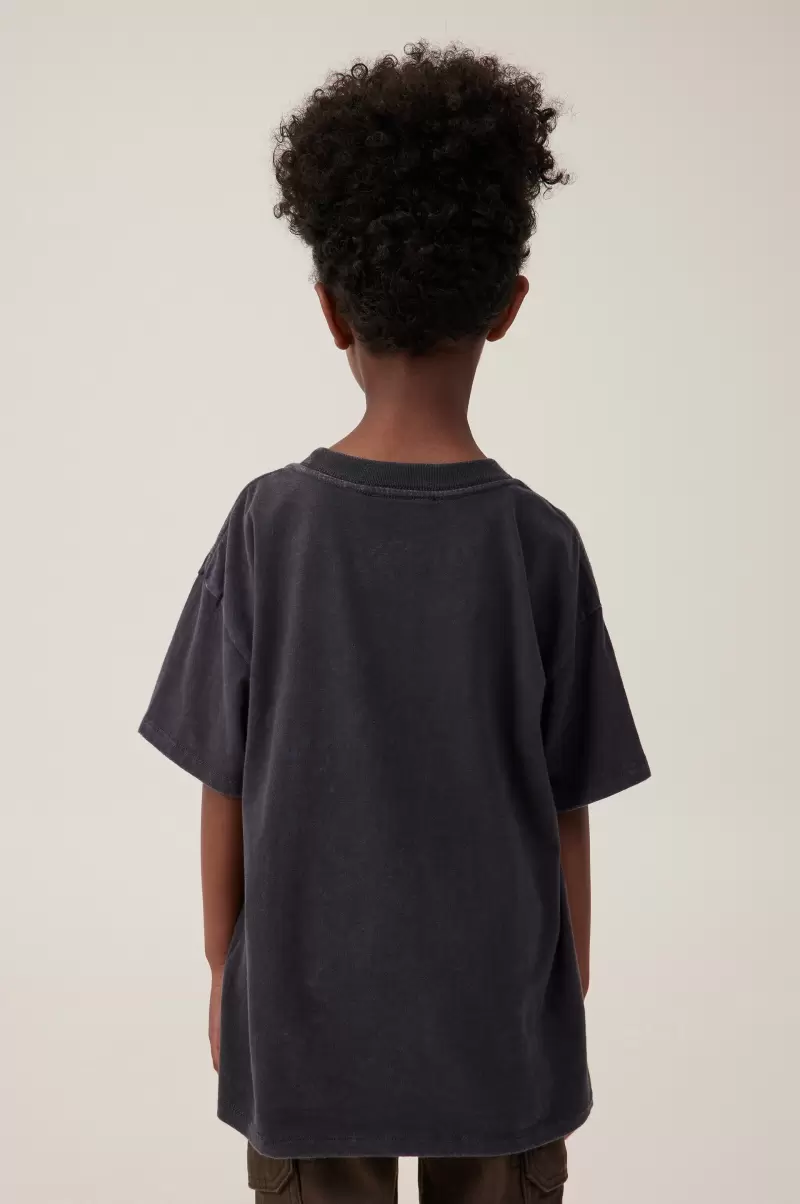 Tops & T-Shirts License Drop Shoulder Short Sleeve Tee Durable Boys 2-14 Cotton On Lcn Bra Phantom/Tupac Face - 1