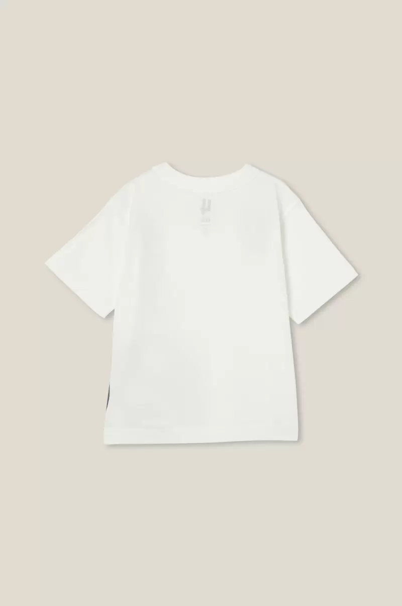 Lowest Price Guarantee Tops & T-Shirts Jonny Short Sleeve Print Tee Cotton On Vanilla/Next Level Soccer Boys 2-14 - 1