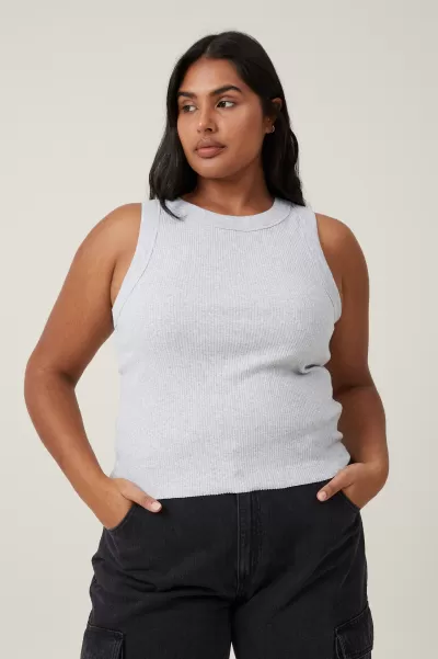 Inexpensive Women Cotton On Tops The 91 Tank Grey Marle