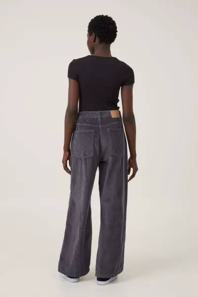 Graphite Cord Super Baggy Leg Jean Premium Cotton On Women Jeans