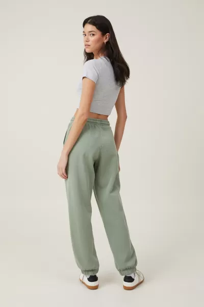 Relaxing Washed Sage Women Classic Washed Sweatpant Cotton On Pants