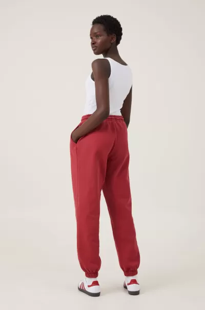 Pants Natural Washed Red Cotton On Classic Washed Sweatpant Women