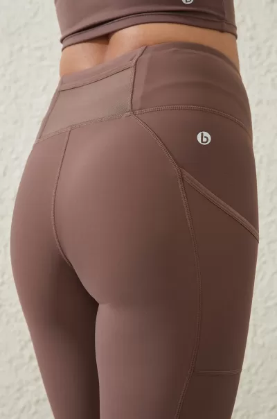 Voucher Pants Cotton On Premium Fleece Lined Full Length Tight Women Deep Taupe