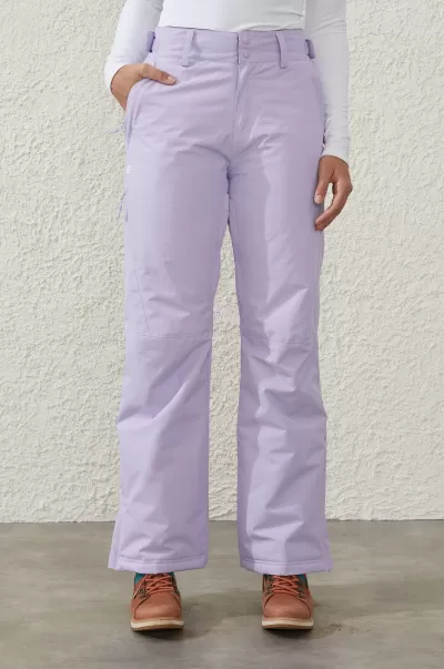 Women Custom Body Snow Pant Pants Violet Tint Cotton On