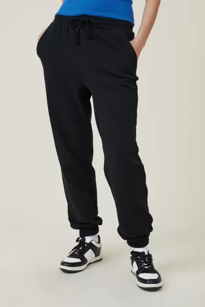 Affordable Pants Black Classic Sweatpant Cotton On Women