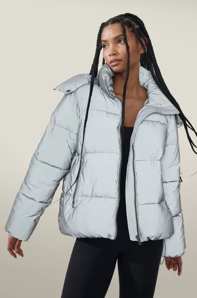 Jackets The Recycled Mother Puffer Jacket 3.0 Women Reflective Cotton On Robust