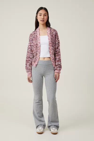 Berries Multi Sweaters & Cardigans Women Crop Fleck Cardigan Cotton On Generate