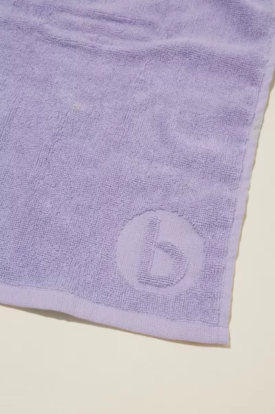 Plush Cotton Sweat Towel Cotton On Women Lavender Cream Accessories Original
