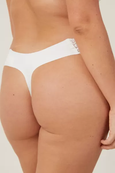 Panties Cotton On Cream Women Party Pants Seamless G-String Brief Purchase