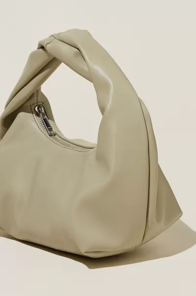 Women Bags & Belts Cotton On Desert Sage Smooth Goldie Mini Handle Bag Discount