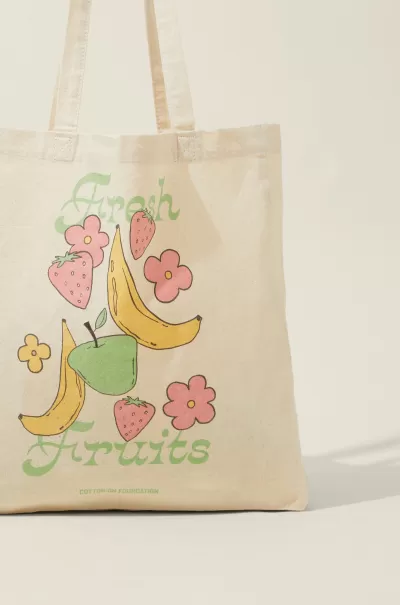 Fresh Fruits Foundation Body Recycled Tote Bag Bags & Belts Cotton On Quick Women