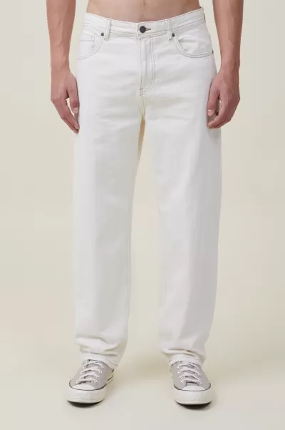 Ecru Pants Cotton On Baggy Jean Trendy Men