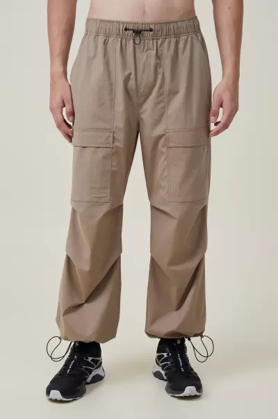 Men Cotton On Parachute Utility Pant Pants New Lead Grey Utility Cargo