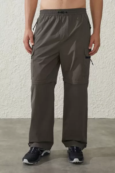 Nourishing Active Zip Off Pant Pants Cotton On Men Grey