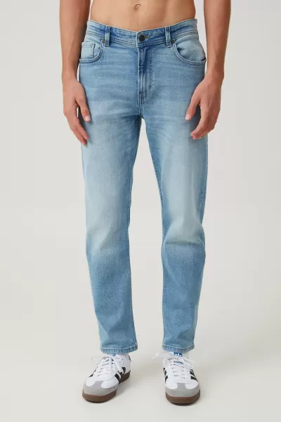 Cotton On Limited Slim Straight Jean Strummer Blue Pants Men